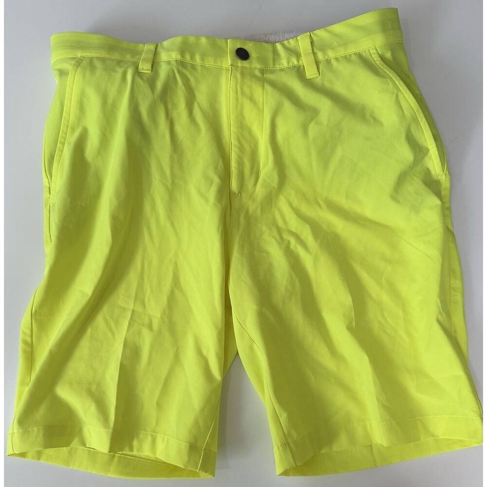 NWT Adidas Golf 365 Shorts Men’s Size 32 Breathable Ultimate Neon Green 9 Inseam